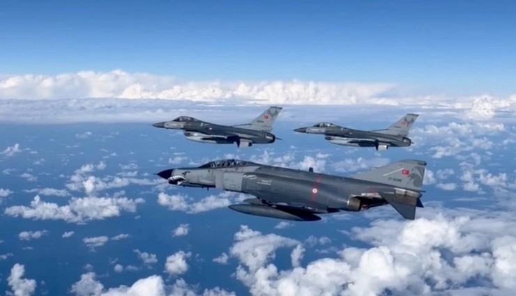 Hava Kuvvetleri, Akdeniz'de Eğitim Uçuşu Gerçekleştirdi!