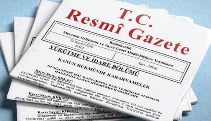 Atama Kararları Resmi Gazetede!