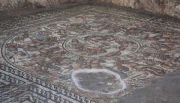 Suriye'de, Roma Mozaiği Bulundu!
