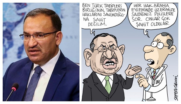 Bozdağ'a 'Karikatürlü' Yanıt!