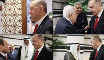 Erdoğan, Katar’da Liderler Resepsiyonuna Katıldı