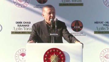 Cumhurbaşkanı Erdoğan Mardin'de Konuştu!