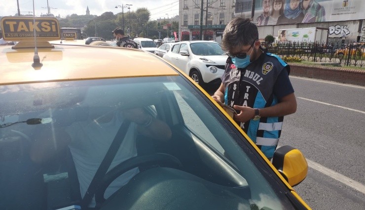 İstanbul'da Taksicilere Ceza Yağdı!