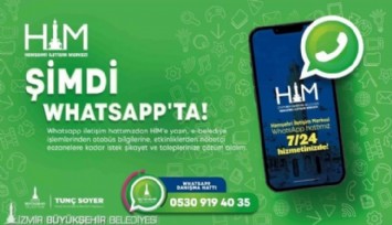 İzmir Büyükşehir Whatsapp'ta!