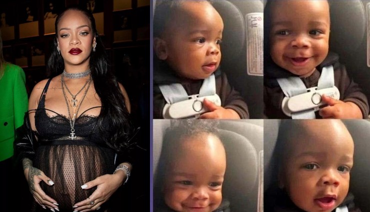 Rihanna İlk Defa Oğlunun Yüzünü Gösterdi!