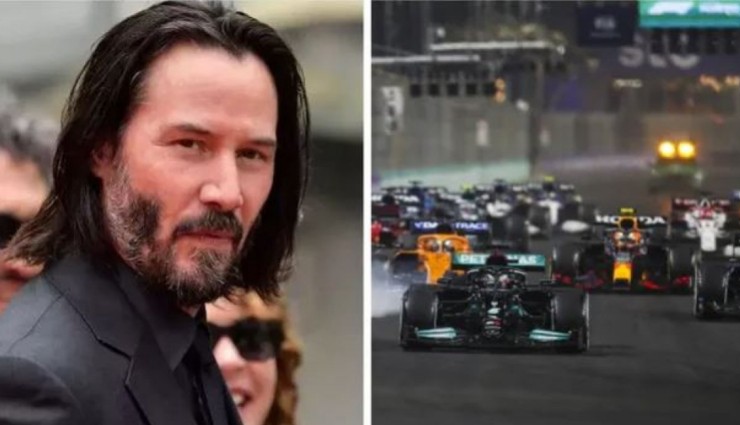 Keanu Reeves Formula 1'de!