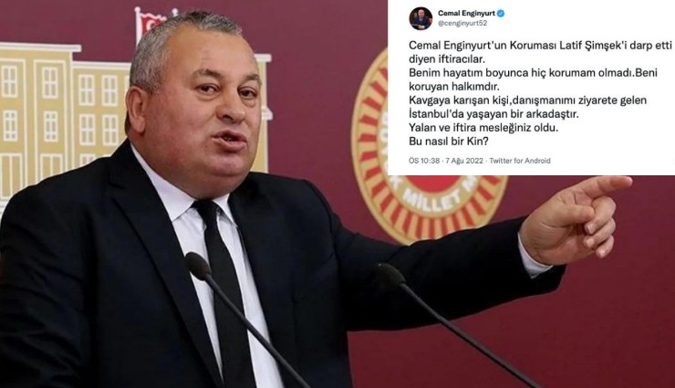 Cemal Enginyurt’tan ‘Korumam Yok’ İddiası!