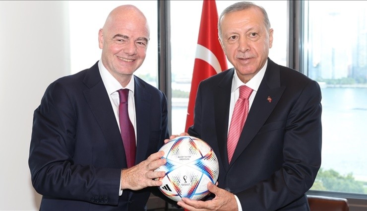 Erdoğan Infantino'yu Kabul Etti!