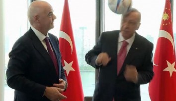Erdoğan'dan Kafa Topu!