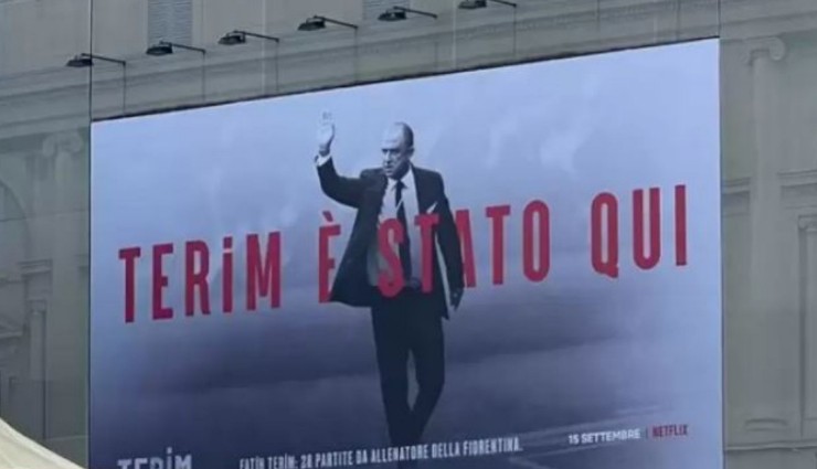 Terim'in Afişleri İtalya Sokaklarında!