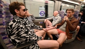 'Pantolonsuz Metro Günü' Kutlaması!