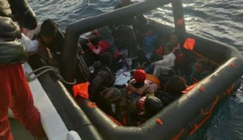 Çanakkale'de 15 Kaçak Göçmen Kurtarıldı!