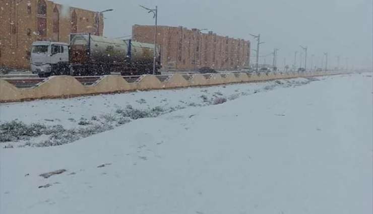 Cezayir’de Çöle Kar Yağdı!