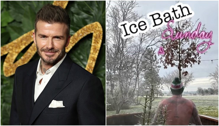 David Beckham Buz Banyosu Yaptı!