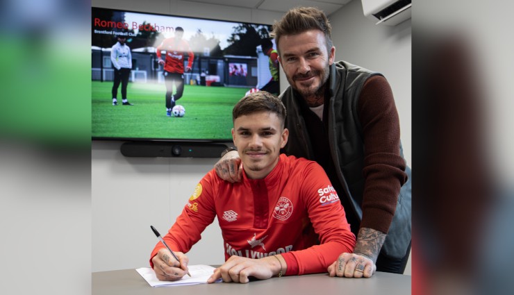 David Beckham'ın Oğlu Brentford'a İmza Attı!