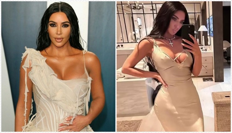 Kim Kardashian'ın Sütyensiz Pozu!