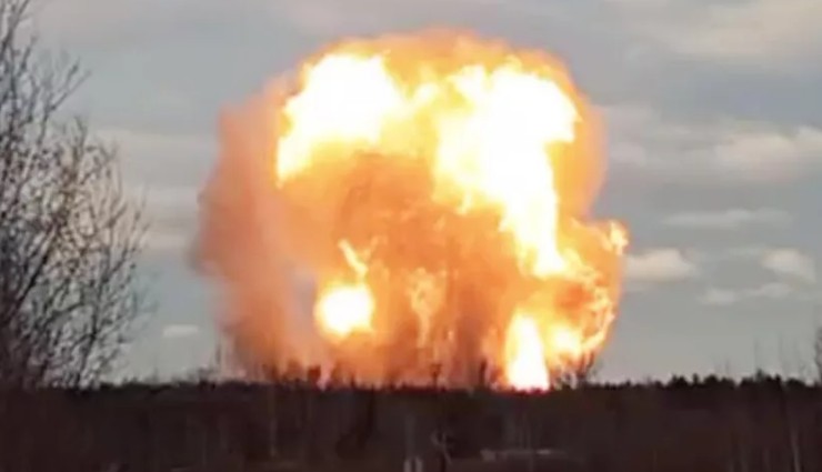 Lugansk'ta Gaz Hattında Patlama!