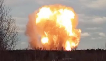 Lugansk'ta Gaz Hattında Patlama!