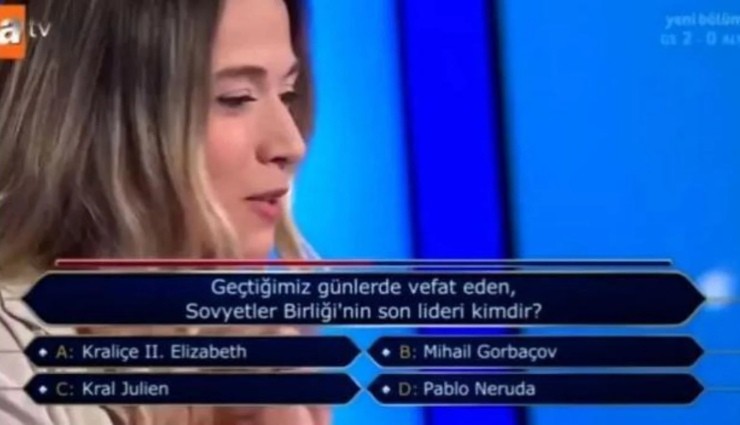 Soruyu Yarışmacı da Seyirci de Bilemedi!