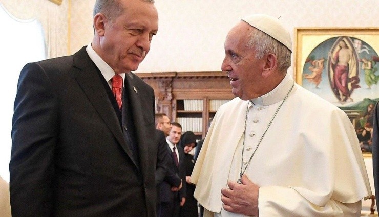 Erdoğan, Papa Francis ile Görüştü!