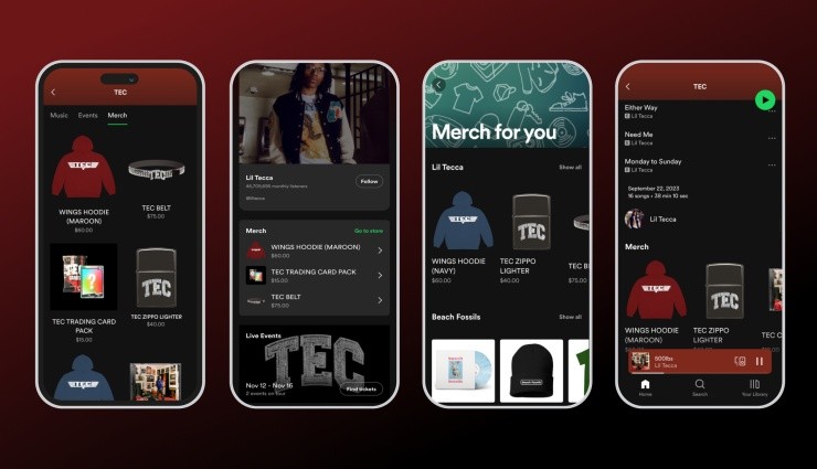 Spotify, Merch Hub Uygulamasını Başlatıyor!