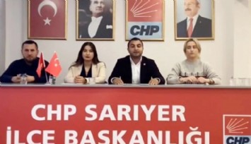 CHP Sarıyer İlçe Başkanı İstifa Etti!