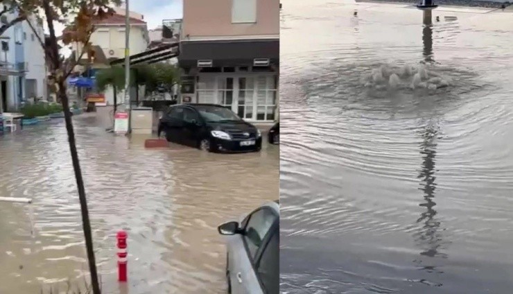 Çeşme Sokakları Göle Döndü!