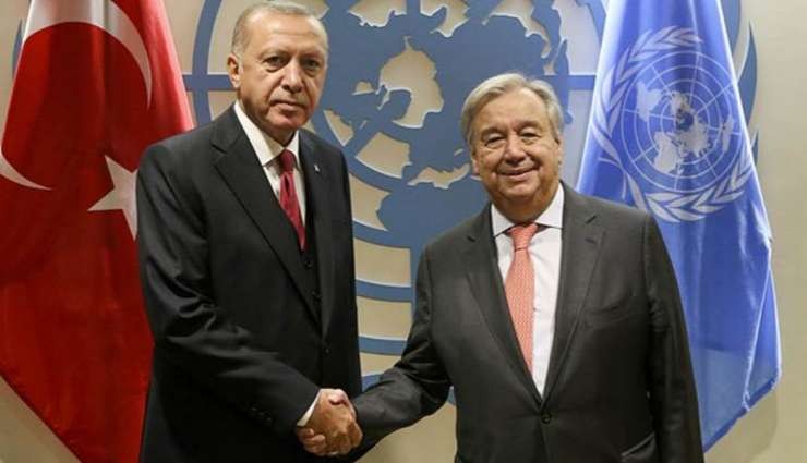 Erdoğan, BM Genel Sekreteri Guterres İle Görüştü!