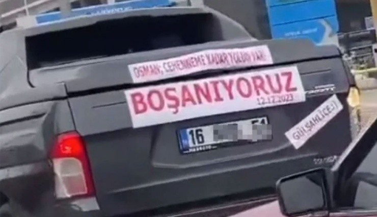 Bursa’da İlginç Bir Olay! Boşanmayı Böyle Kutladı!