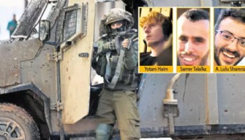İsrail Ordusu, 3 İsrailli Rehineyi Öldürdü!