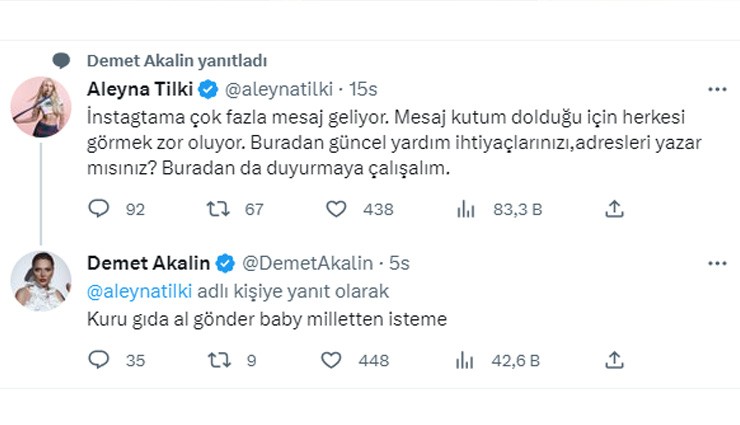 Demet Akalın'dan Aleyna Tilki'ye Tarihi Ayar!