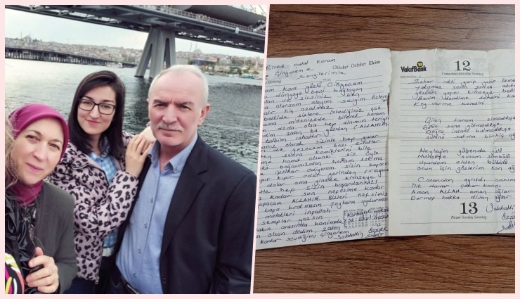 Depremde Ölen Babanın Kızına Yazdığı Not Duygulandırdı!