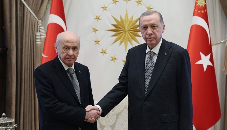 Erdoğan ile Bahçeli Külliye'de Bir Araya Geldi!