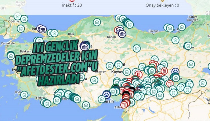 İYİ Parti, Deprem Bölgesine Özel İnternet Sitesi Hazırladı!