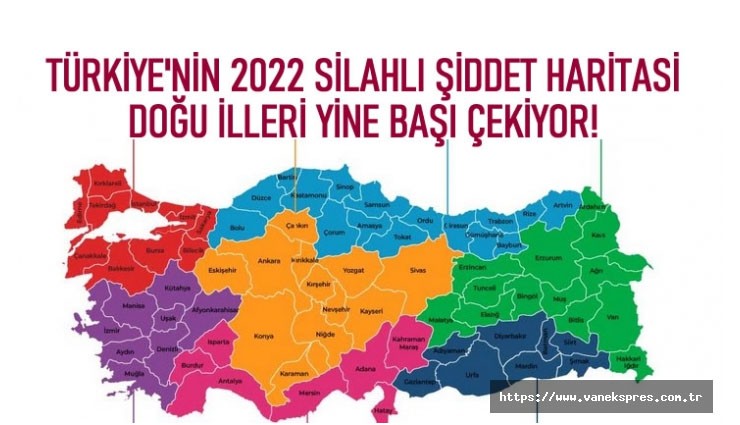 Silahlı Şiddet En Az Doğu Anadolu'da Yaşanıyor!