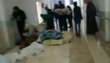 Suriye’deki Hastanede Korkunç Görüntü!