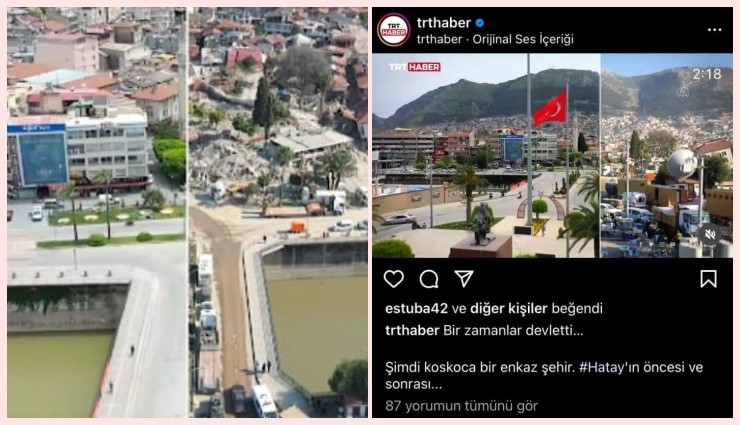 TRT'den Hatay Paylaşımı: 'Bir Zamanlar Devletti'