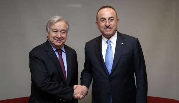 Çavuşoğlu, BM Genel Sekreteri Guterres İle Görüştü!