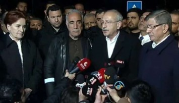 Kılıçdaroğlu, Akşener ve Davutoğlu Afet Bölgesinde!