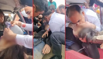 AK Partili Aday, Feci Kazada Yaralıya Müdahale Etti!