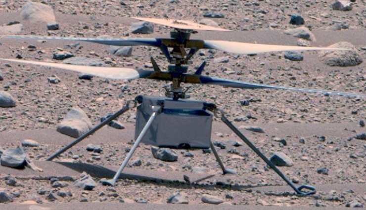 Mars'taki Helikopterin 'En İyi Fotoğrafı' Çekildi!