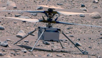 Mars'taki Helikopterin 'En İyi Fotoğrafı' Çekildi!
