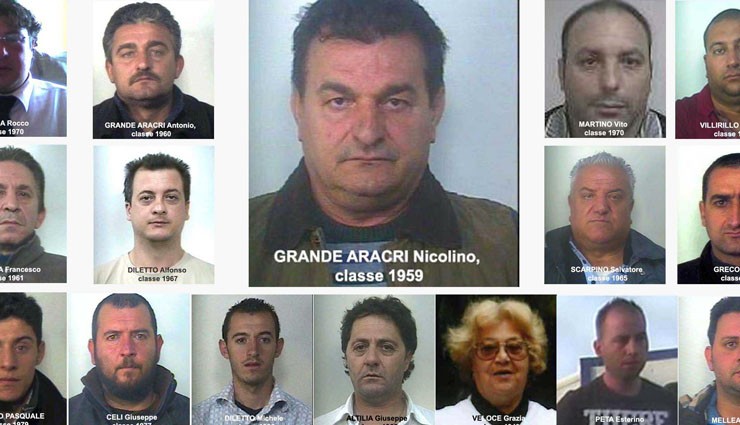 Küresel Suç Örgütü Ndrangheta'ya Baskın: 100 Kişi Gözaltına Alındı!