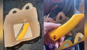 McDonald's'ın Çocuk Menüsünden Maket Bıçağı Çıktı!