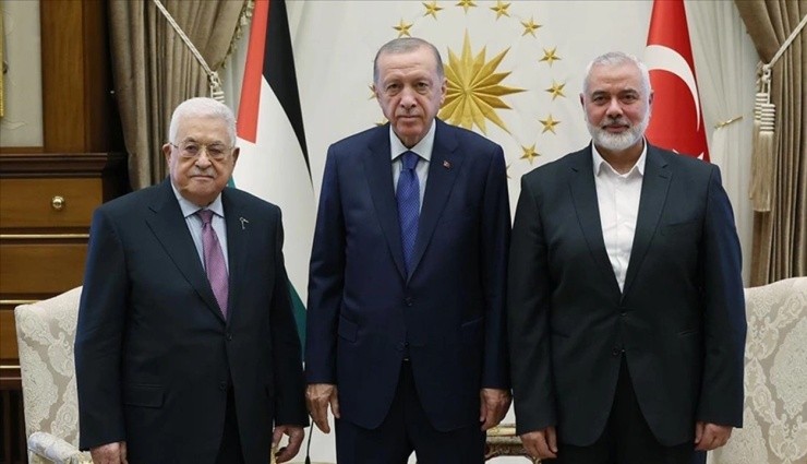 Erdoğan, Abbas Ve Heniyye İle Görüştü!