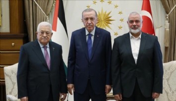 Erdoğan, Abbas Ve Heniyye İle Görüştü!