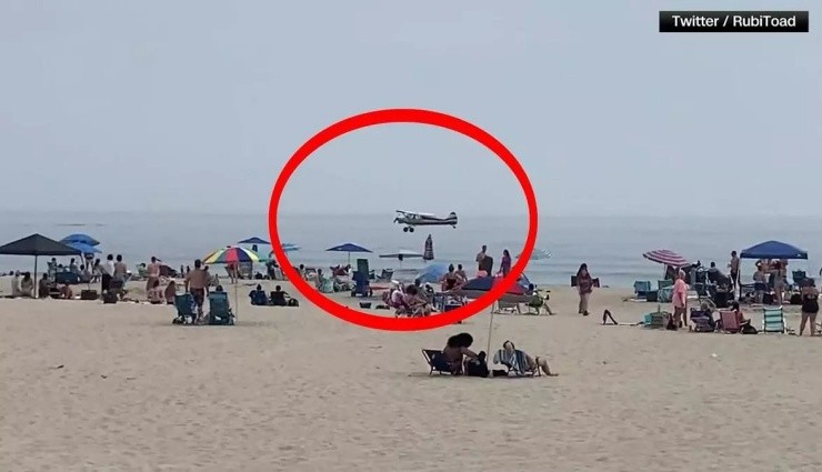 ABD'de Küçük Uçak Denize Çakıldı!