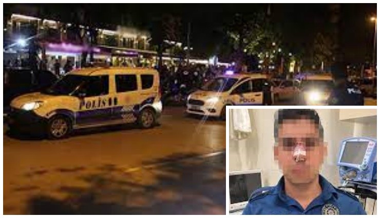 Beşiktaş'ta Vatandaşı Uyaran Polise Saldırı!