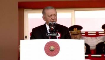 Erdoğan Kara Harp Okulu Diploma Töreni'nde!