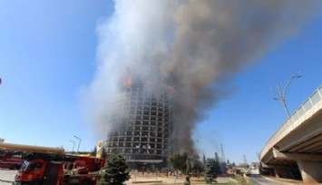 Gaziantep'te Boş Otelde Yangın!